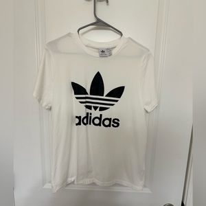 Adidas black logo tshirt